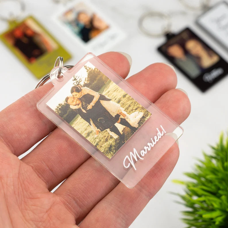 Porte-clés à message personnalisé